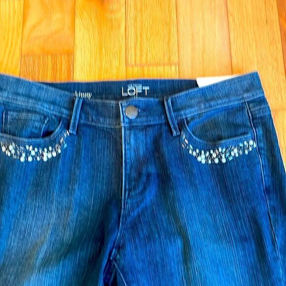 NWT Loft Jeans Modern Skinny Women's  Petite Size 8 - Picture 3 of 7